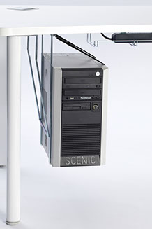 support bureau pour unité centrale d'ordinateur de bureau