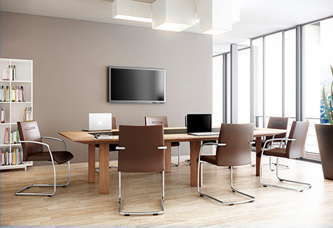 fauteuils moderne style cuir marron design